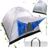 Silber-blaues Igluzelt für Camping - Zelt zu Großhandelspreisen Silber-blaues Igluzelt für Camping - Zelt zu Großhandelspreisen