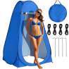Tenda de praia azul portátil à prova de água - tenda de praia a preço grossista