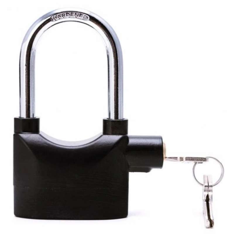 Candado alarmado de acero inoxidable 110 dB - Cadenas a precios de mayorista