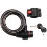 Lucchetto per bicicletta in silicone rosso 12 mm - Antifurto per bicicletta a prezzi all'ingrosso