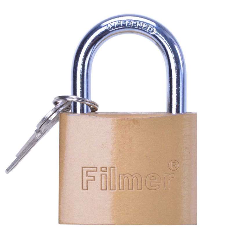 Lucchetto in ottone con 3 chiavi a prezzi all'ingrosso - Catenaccio a prezzi all'ingrosso