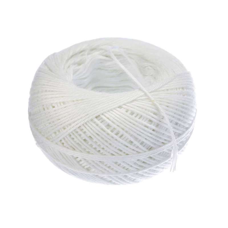 Ficelle alimentaire en polyester blanc 100 mètres - ficelle à prix de gros