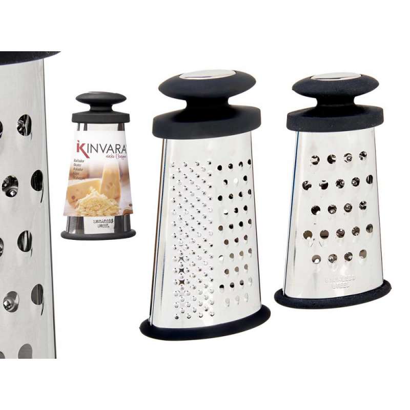 Raspa de aço com cabo de silicone preto a preço grossista - ralador a preço grossista