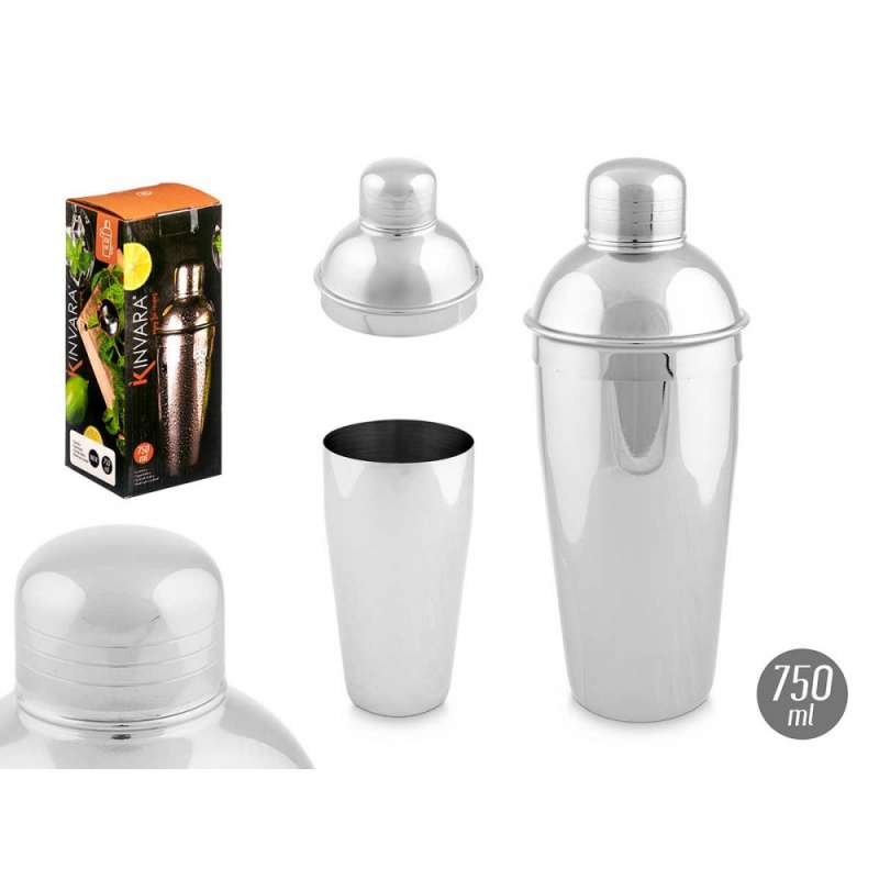 shaker de acero inoxidable plateado 750ml a precios de mayorista - Coctelera a precios de mayorista