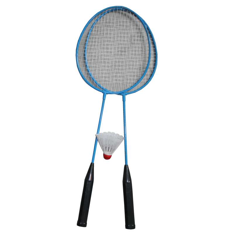 Badminton-Set schwarz mit Federball zu Großhandelspreisen - Badminton-Set zu Großhandelspreisen