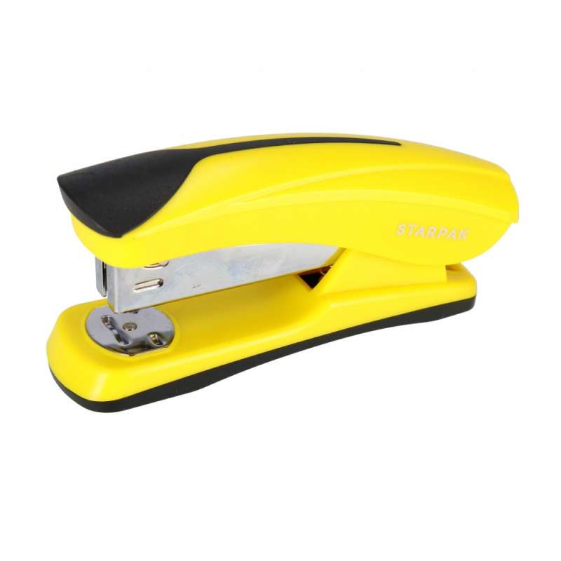 Agrafador de escritório moderno amarelo 320 pcs - Agrafador a preço grossista