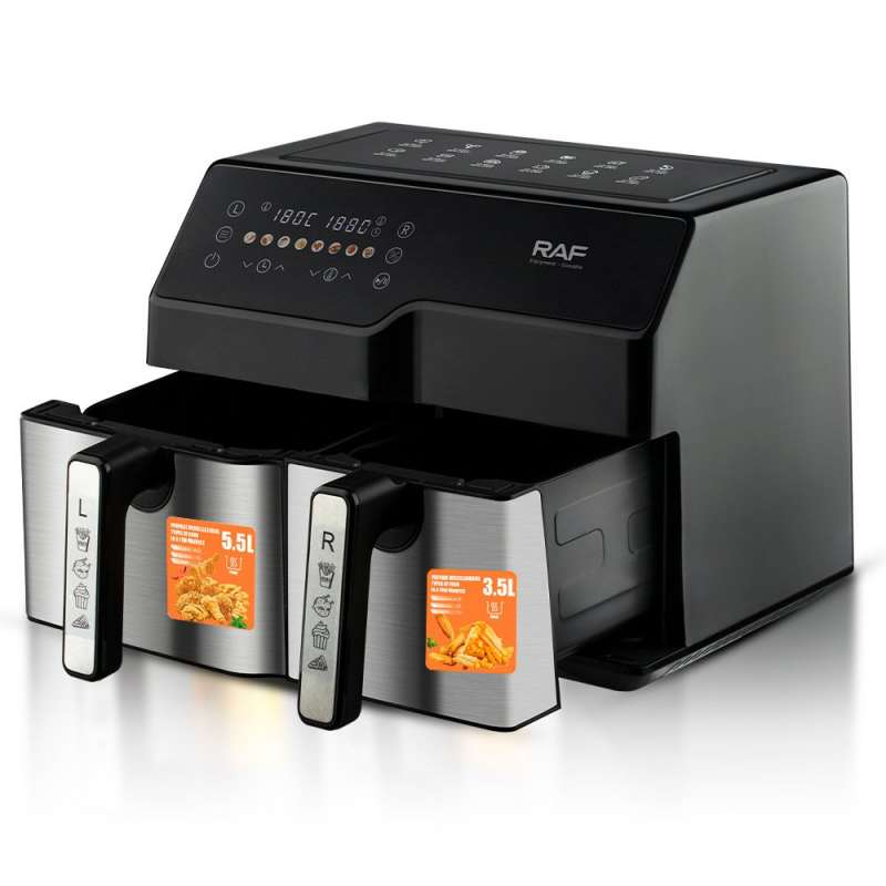 Freidora de aire inteligente 9 litros acero inoxidable - freidora y freidora de aire a precios de mayorista
