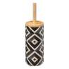 brosse wc canvas, noir - brosse WC à prix grossiste