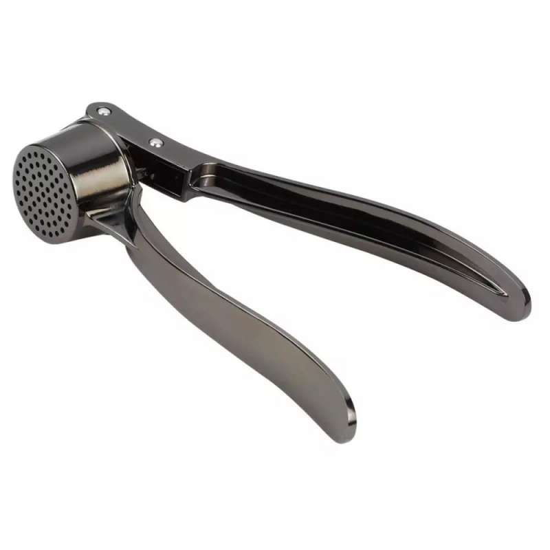 Elegante grafiet metalen knoflookpers - knoflookpers tegen groothandelsprijzen