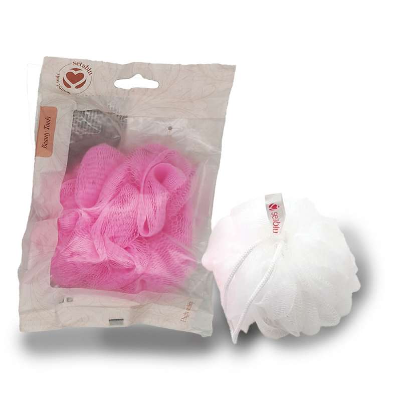 Esponja de gommage floral colores variados - Esponja de baño a precios de mayorista