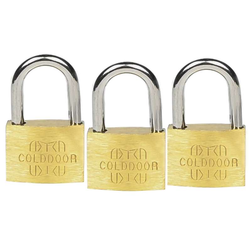 Lucchetto in ottone con 3 chiavi - Catenaccio a prezzi all'ingrosso