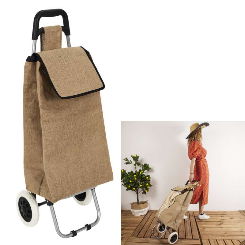 Carrito de compras de yute resistente - Carro de compra a precios de mayorista