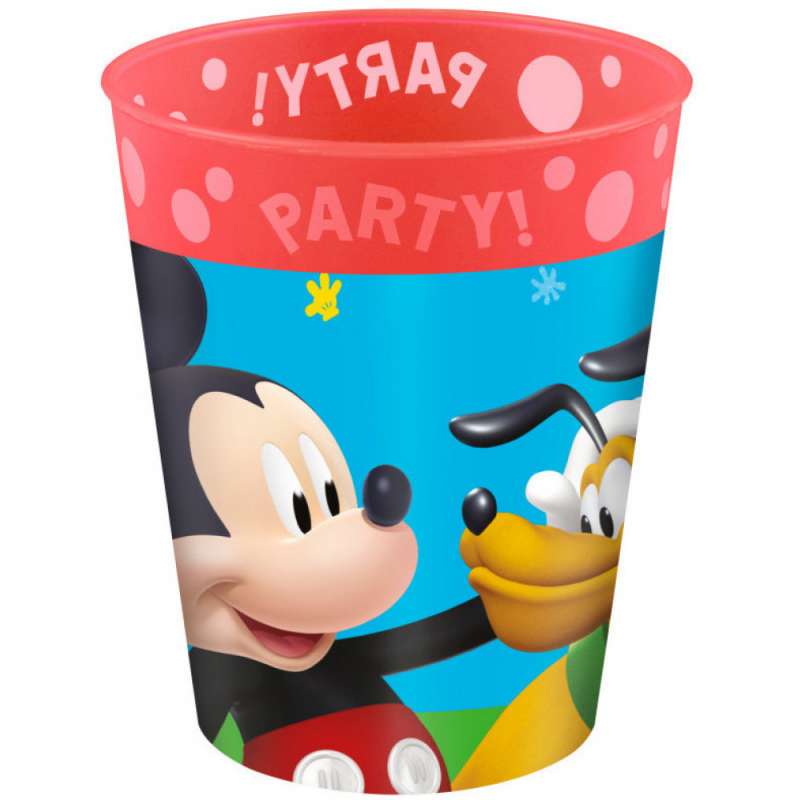 Vaso Mickey Mouse Rock the House, plástico - Productos a precios de mayorista