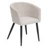 Sillón de comedor beige de poliéster - silla de comedor a precios de mayorista