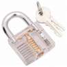 Cadenas à empiècement transparent 50 mm, anti-effr - Cadenas à prix de gros Cadenas à empiècement transparent 50 mm, anti-effr - Cadenas à prix de gros