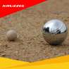 Verchromte Boccia-Kugeln mit Nylonhülle - Boules-Spiel zu Großhandelspreisen