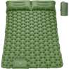 Matelas de randonnée double, vert - matelas de camping à prix grossiste Matelas de randonnée double, vert - matelas de camping à prix grossiste