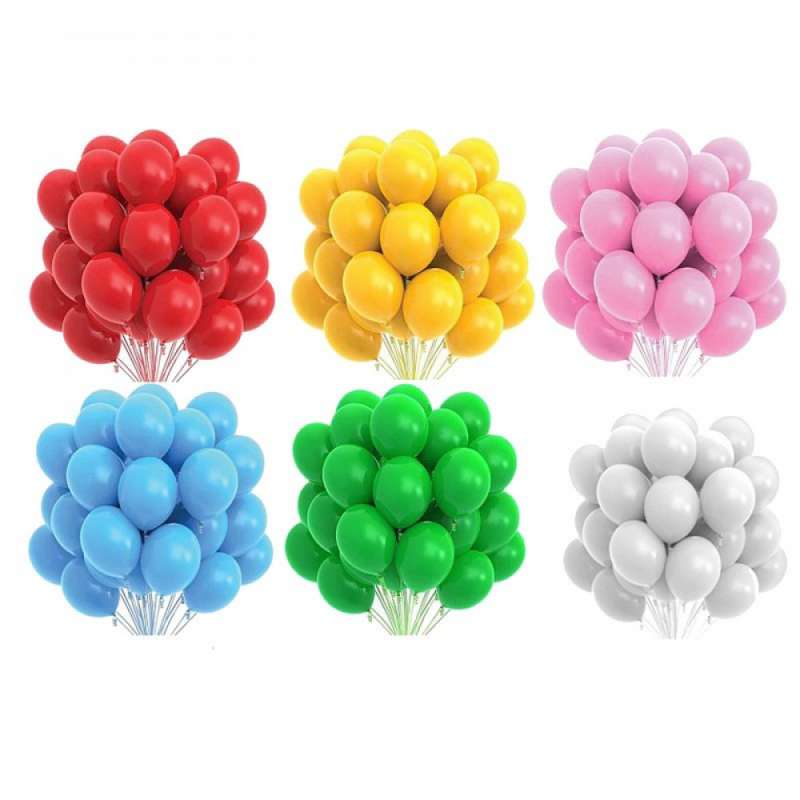 Embalagem de 100 balões de látex ovais a preço grossista - balão de ar quente a preço grossista