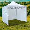 Tenda da giardino veloce bianca a 3 pareti - tenda di ricezione a prezzi all'ingrosso