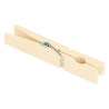 Pinza de madera marrón x96 - Pinza de ropa a precios de mayorista