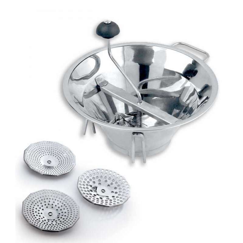 Edelstahlhacker für Tomaten und Gemüse zu Großhandelspreisen - Gemüsemühle zu Großhandelspreisen