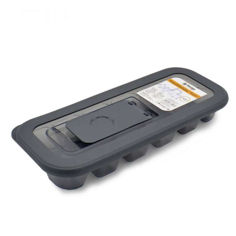 Cubitera azul con práctica tapa a precios de mayorista - bandeja de hielo a precios de mayorista