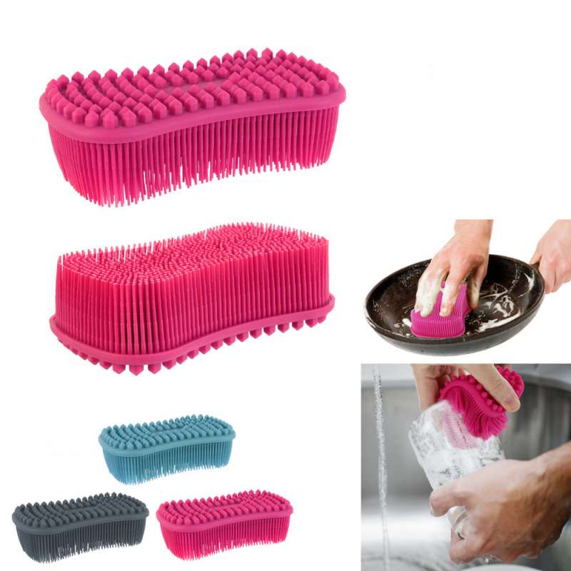Flexible Silikonbürste mit weichen Noppen - Geschirrspülbürste zu Großhandelspreisen