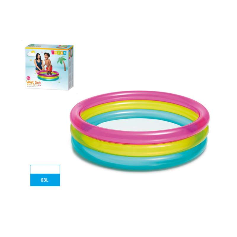 Piscina infantil hinchable multicolor 57104NP - piscina hinchable a precios de mayorista