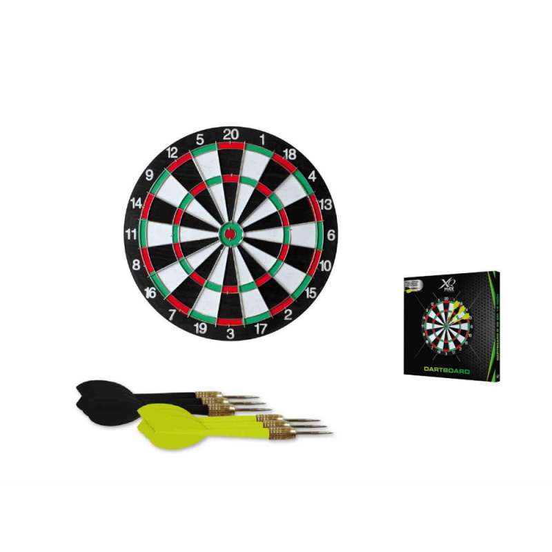 Dartscheibe aus Holz, bunt - Wurfspiel zu Großhandelspreisen