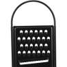 Elegante rallador de cocina de metal negro - rallador a precios de mayorista
