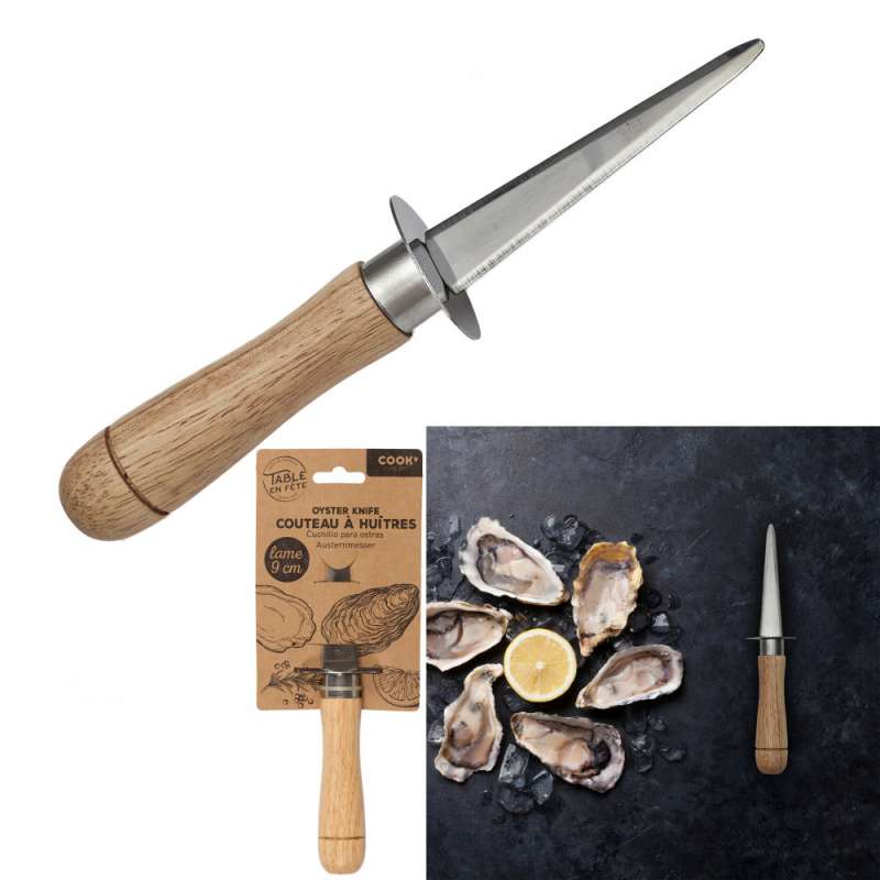 Austernmesser aus Buchenholz - Austernmesser zu Großhandelspreisen
