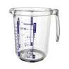 Vaso medidor transparente de 1L en plástico resistente - jarra medidora a precios de mayorista
