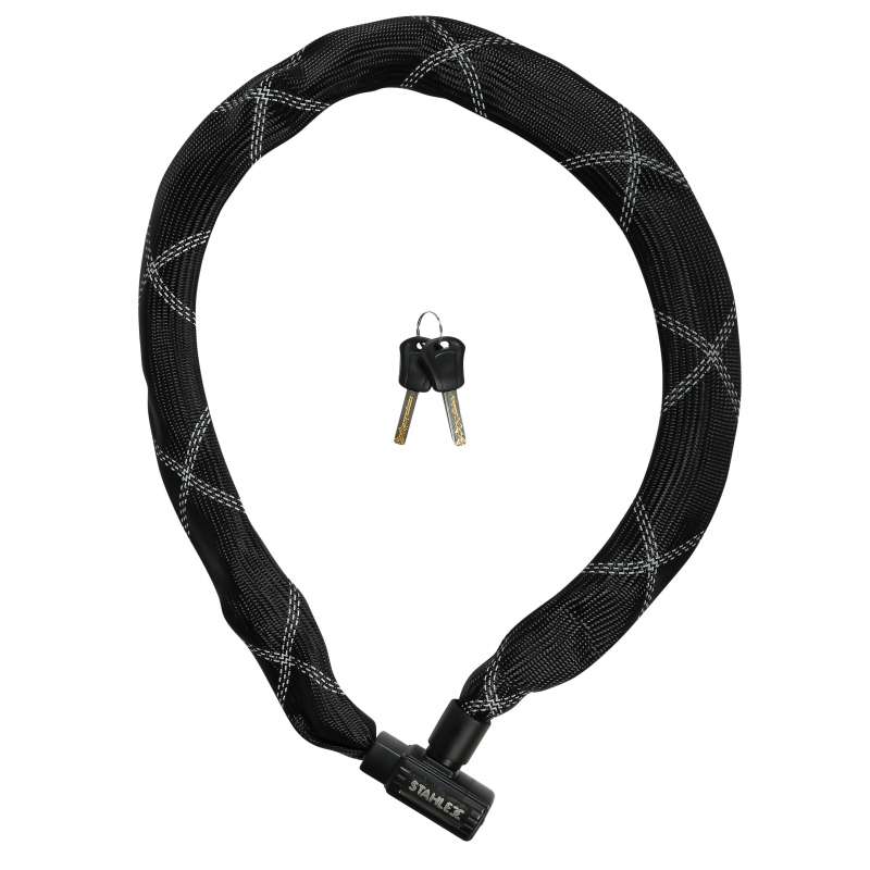 Cadena antirrobo de color con 2 llaves - Candado de bicicleta a precios de mayorista