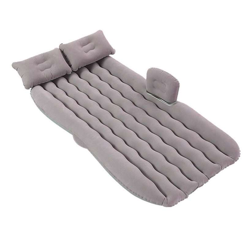 Oppustelig madras 135x70 cm med pumpe - campingmadras til engrospris