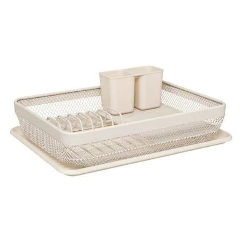 Beige metalaflØb 43x31,3 cm - dræner til engrospris