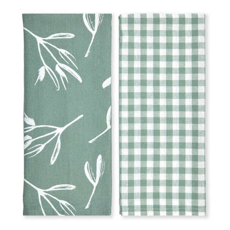 Tela de algodón 50x35 cm cuadros verdes - Paño a precios de mayorista