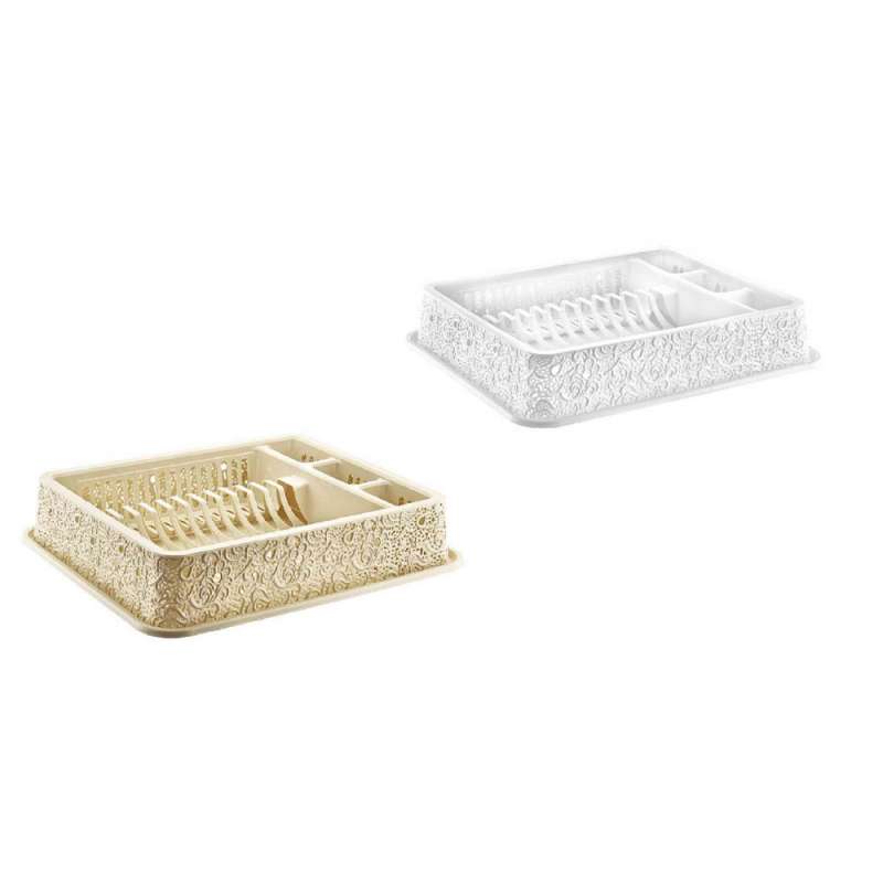 Escurreplatos de plástico, tamaño mediano - escurreplatos a precios de mayorista