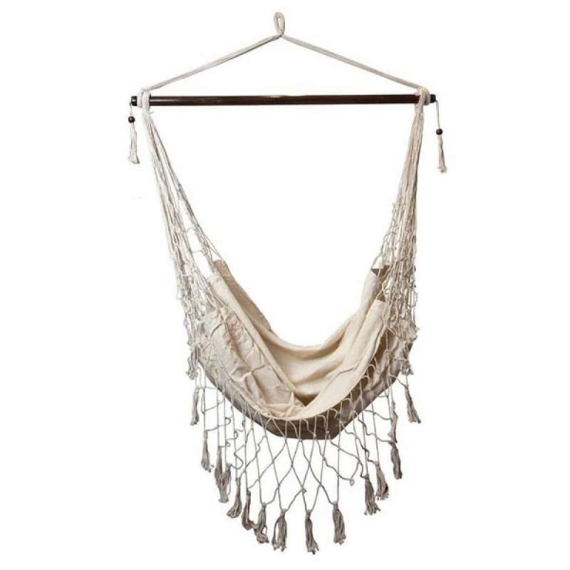 Cadeira Suspensa de Madeira Natural 120 kg - baloiço a preço grossista