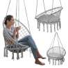 Silla colgante gris 60 cm Hamaca BOHO - hamaca a precios de mayorista