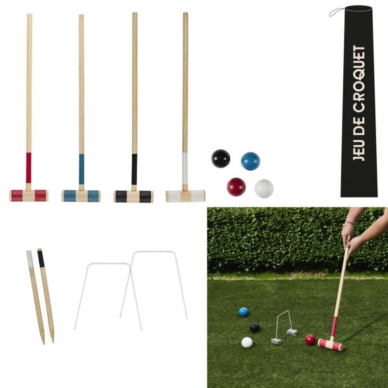 jeu du croquet en bois à prix grossiste - jeu de croquet à prix de gros