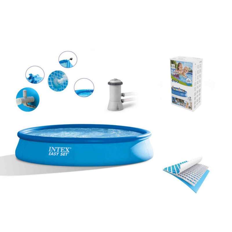 Gekleurde Opblaasbare Zwembad 457 cm - piscine gonflable tegen groothandelsprijzen