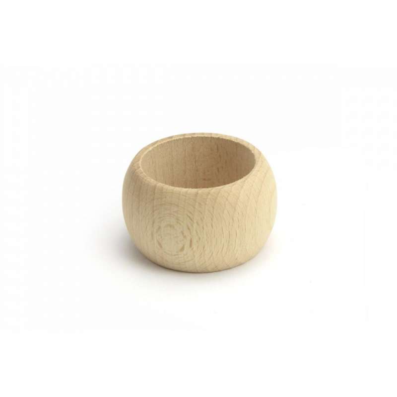 Servilletero de madera natural 4,2 cm a precios de mayorista - Anillo de servilleta a precios de mayorista