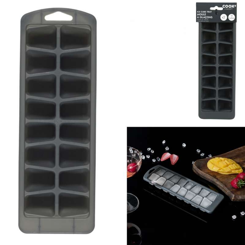 Conjunto de 2 moldes para 32 gelo - forma de gelo a preço grossista