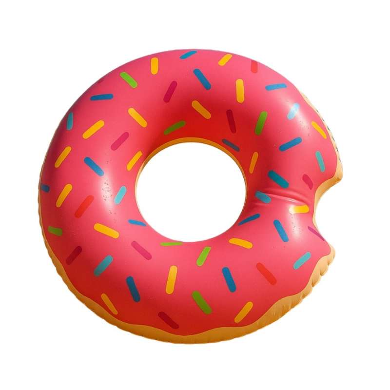 Bouée Gonflable Géante Forme Donut 105 cm Mulitcol à prix de gros - Bouée à prix grossiste