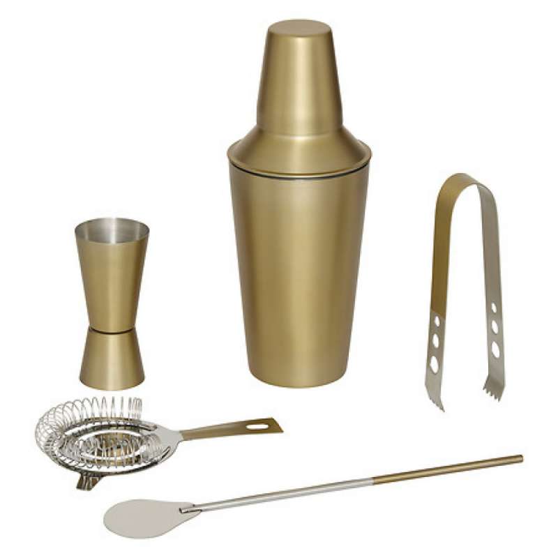coffret cocktail gold, doré - Shaker à prix de gros