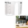 Vaso medidor de plástico transparente de 500 ml - jarra medidora a precios de mayorista