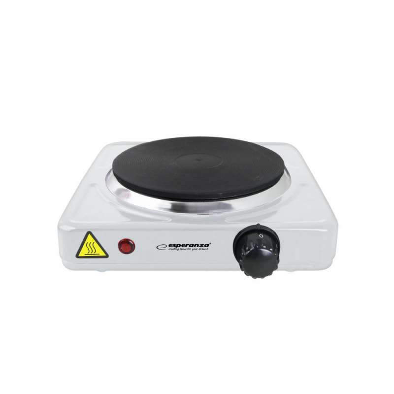 Cocina eléctrica compacta 21x21 cm blanca - plato de horno a precios de mayorista