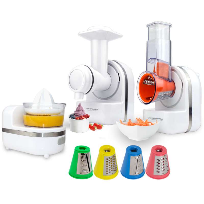 3-i-1 foodprocessor med tilbehØr - Multifunktionel robot til engrospris