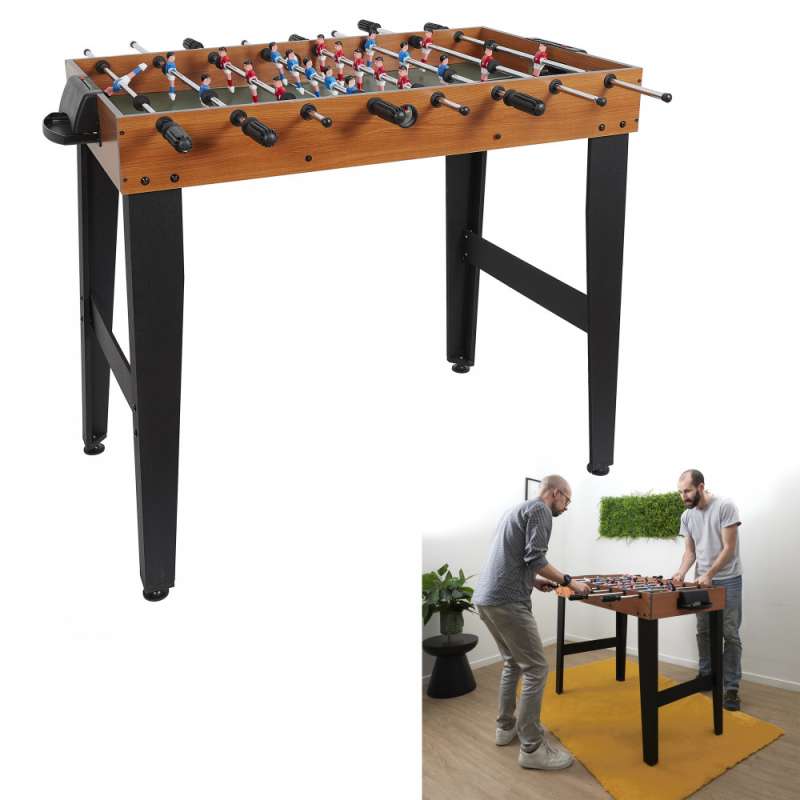 Mesa de pebolim em madeira robusta a preço grossista - mesa de matraquilhos a preço grossista