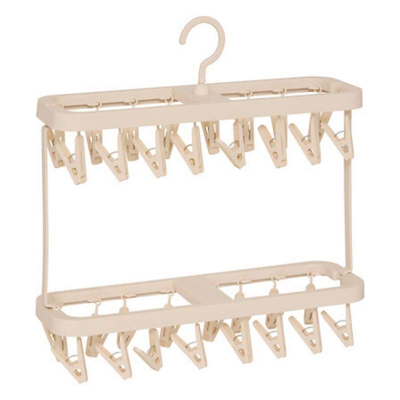 Asciugatrice doppia 40x12 cm beige - asciugatrice per biancheria a prezzi all'ingrosso